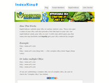 Tablet Screenshot of indexkings.com